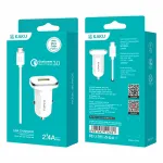 KSC-317 autolaadija QC 3.0 18 W, Micro USB-liidesega
