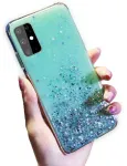 "Glue Glitter Back Case Huawei P40 Lite" Green