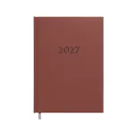 T&ouml;&ouml;vihik-kalender 2027. A5, pruun