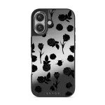 Goddess - iPhone 16 Case, Elite Mirror Dark (MagSafe) / Silver