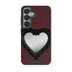 Temptation - Samsung Galaxy S25 Plus Case, Elite Mirror Dark (Magnetic) / Silver