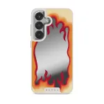 Too Hot - Samsung Galaxy S25 Case, Elite Mirror Light (Magnetic) / Silver