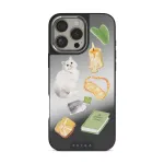 Soft Era - iPhone 16 Pro Max Case, Elite Mirror Dark (MagSafe) / Silver