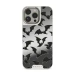 Midnight Visitor - iPhone 16 Pro Case, Elite Mirror Light (MagSafe) / Silver