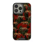 Morning Commute - Designer iPhone 16 Pro Max Case, Elite Dark (MagSafe) / Silver