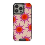 Sunset Glow - iPhone 16 Pro Case, Elite Dark (MagSafe) / Silver