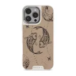 Pisces - iPhone 16 Pro Case, Elite Light (MagSafe) / Silver / Beige
