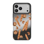 No Crumbs - iPhone 17 Pro Max Case, Elite Mirror Dark (MagSafe) / Silver