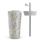 For Life - Travel Mug, 500 ml / Flap & Straw Set