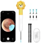 XLife Q3 Yellow | Otoscope with Ear Cleaning Camera | 1080p