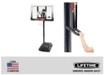 LIFETIME 91286 Basketball set (2.28 - 3.05m) (with Power Lift!)