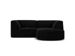 Velvet Modular Right Corner Sofa, "Siena", 3 Seats, 186x180x69 Made in Europe