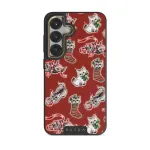 Merry Kitty - Samsung Galaxy S25 Plus Case, Elite Dark (Magnetic) / Gold