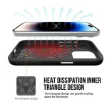 "Triangle Case iPhone 16 Plus" Black