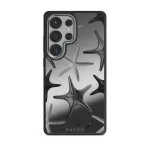 Midnight Ocean - Samsung Galaxy S25 Ultra Case, Elite Mirror Dark (Magnetic) / Silver