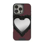 Temptation - iPhone 16 Pro Max Case, Elite Mirror Dark (MagSafe) / Silver