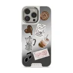 Oat Milk Please - iPhone 16 Pro Case, Elite Mirror Light (MagSafe) / Silver