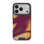 Twin Flame - iPhone 17 Pro Case, Elite Dark (MagSafe) / Silver