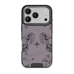 Aries - iPhone 17 Pro Case, Elite Dark (MagSafe) / Silver / Purple
