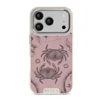 Cancer - iPhone 17 Pro Case, Elite Light (MagSafe) / Silver / Pink