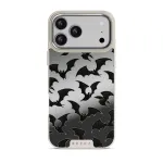Midnight Visitor - iPhone 17 Pro Max Case, Elite Mirror Light (MagSafe) / Silver