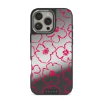 Flower Girl - iPhone 16 Pro Case, Elite Mirror Dark (MagSafe) / Silver