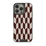 Etiquette - iPhone 16 Pro Case, Elite Dark (MagSafe) / Silver