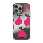 Refresco - iPhone 16 Pro Case, Elite Mirror Dark (MagSafe) / Silver