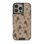 Leo - iPhone 16 Pro Case, Elite Dark (MagSafe) / Silver / Beige