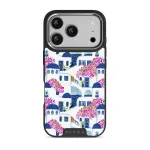 Santorini - iPhone 17 Pro Case, Elite Dark (MagSafe) / Silver