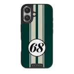 Classic Racing - iPhone 16 Plus Case, Elite Dark (MagSafe) / Gunmetal