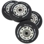PU 64x24 82A BLACK MAT (4 tk) + ABEC-9 (8 tk) SET NILS EXTREME