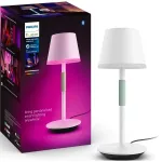 Philips Hue Go -kannettava &auml;lyp&ouml;yt&auml;valaisin, valge