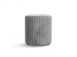 Pouf, "Dia", 1 Seat, 40x40x45, Light Grey
