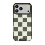 Retro Grid - iPhone 17 Pro Max Case, Elite Dark (MagSafe) / Gold