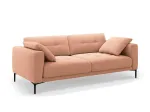 Velvet Sofa, "Lazio", 4 Seats, 221x102x86 Made in Europe