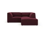 Leather Imitation Modular Right Corner Sofa, "Siena", 3 Seats, 186x180x69 Made in Europe