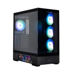 Zalman P40 DS, ATX Mid Tower PC Case, 4 x 120mm ARGB Fans, Black