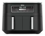 Ninja AF200EU fryer Double 7.6 L Stand-alone 2400 W Hot air fryer Black