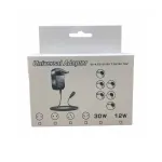 Universal 12/30W (Max 2.1A) Charger + USB with 3-12V (+6 connectors)