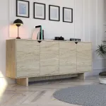Konsool, Hanah Home, travertiin, 180 x 80,6 x 40