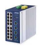 PLANET IGS-4215-16T4X v&otilde;rgukommutaator, hallatav L2/L4 Gigabit Ethernet (10/100/1000), alumiinium, sinine