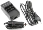 Double Charger for 2x Rechargeable Battery for GoPro HERO 7/6/5