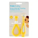 FRIDA_SET_&bdquo;Frida Baby Grow-With-Me Training Toothbrush&ldquo; &otilde;ppehambaharjade komplekt, 2 tk.