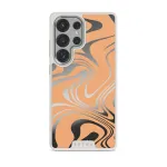 High Vibrations - Color Swirl Samsung Galaxy S25 Ultra Case, Elite Mirror Light (Magnetic) / Silver