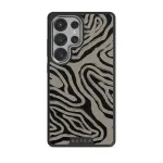 Black Sand - Samsung Galaxy S25 Ultra Case, Elite Dark (Magnetic) / Silver