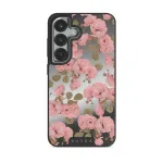 Desert Rose - Samsung Galaxy S25 Plus Case, Elite Mirror Dark (Magnetic) / Silver