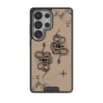 Gemini - Samsung Galaxy S25 Ultra Case, Elite Dark (Magnetic) / Silver / Beige