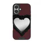 Temptation - iPhone 16 Case, Elite Mirror Dark (MagSafe) / Silver