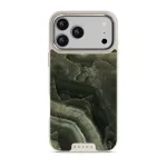 Misty Forest - Green Marble iPhone 17 Pro Max Case, Elite Light (MagSafe) / Silver